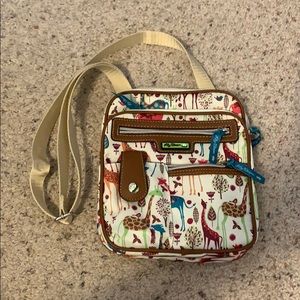 Lily Bloom Giraffe Crossbody Purse
